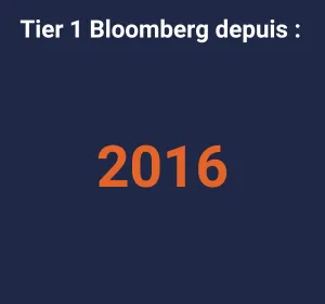 Tier 1 bloomberg depuis 2016