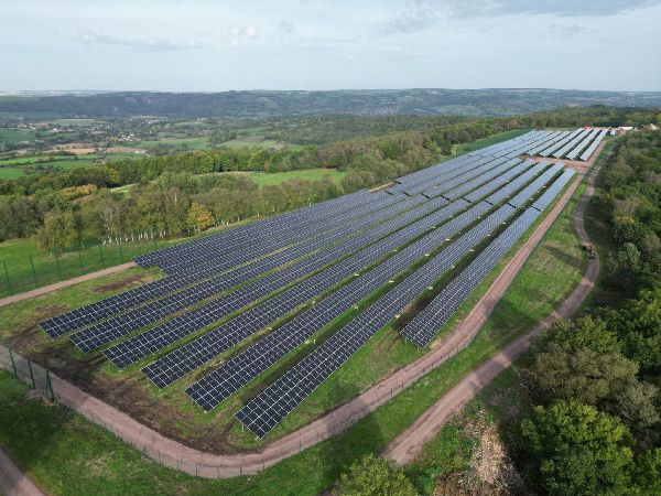 Vu de haut de l'installation 