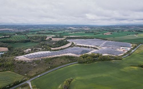 Vu de haut de la centrale - montdragon